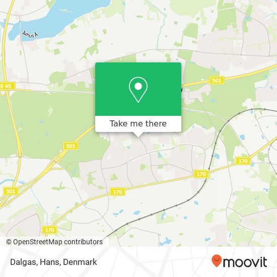 Dalgas, Hans map