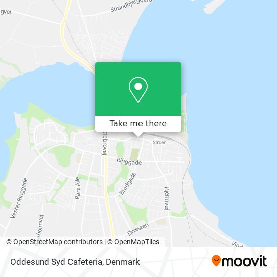 Oddesund Syd Cafeteria map