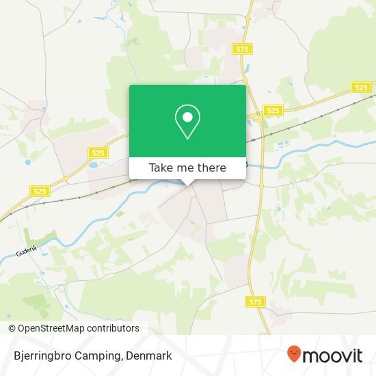 Bjerringbro Camping map