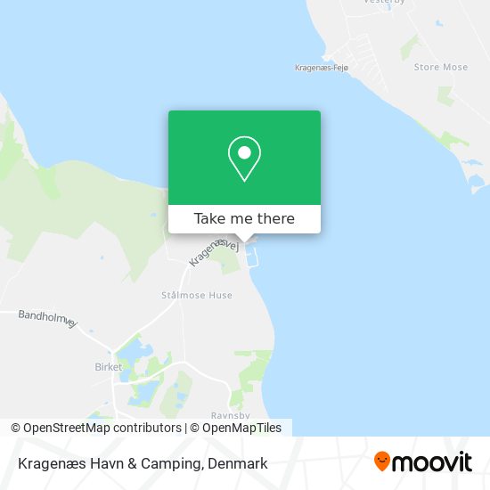 Kragenæs Havn & Camping map