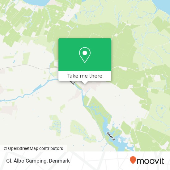 Gl. Ålbo Camping map