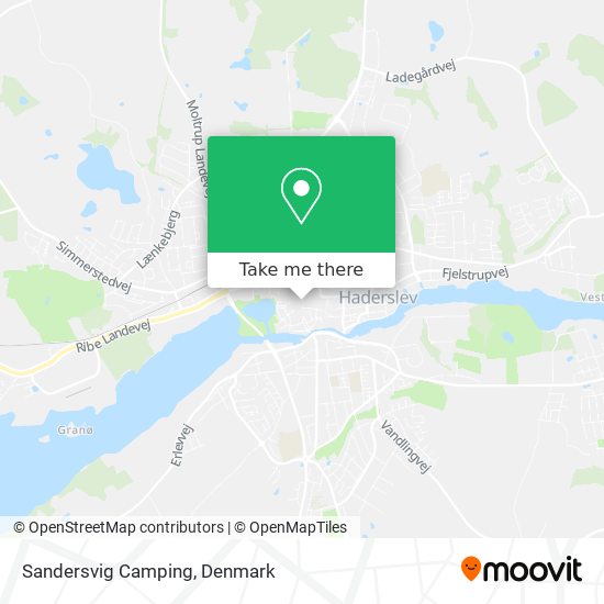 Sandersvig Camping map