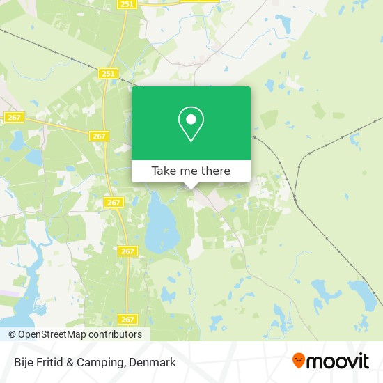 Bije Fritid & Camping map