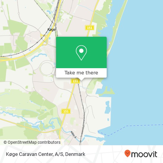 Køge Caravan Center, A/S map