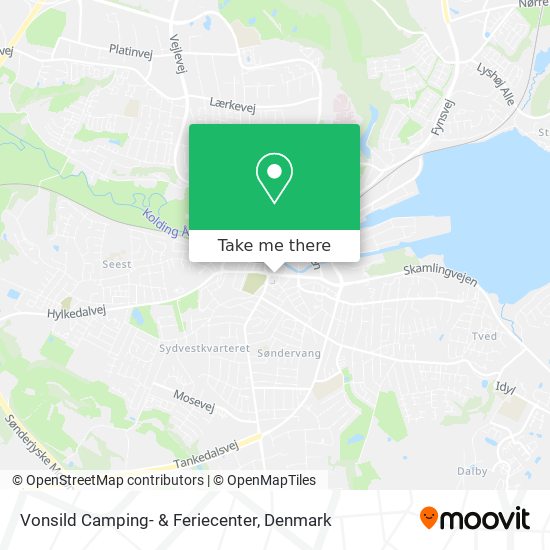 Vonsild Camping- & Feriecenter map