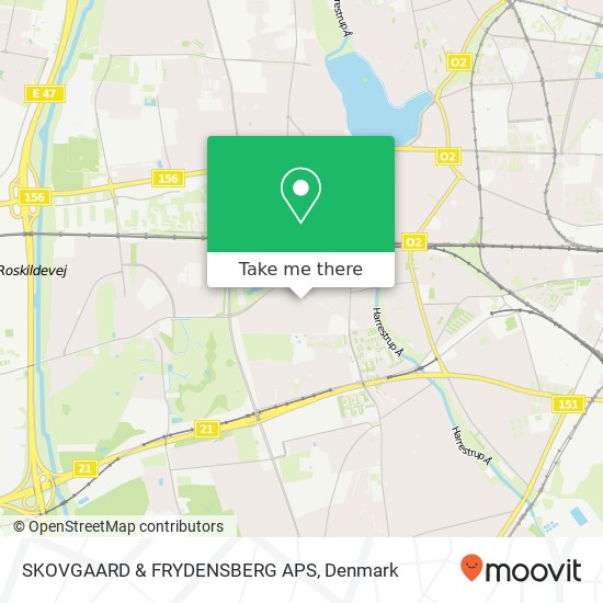 SKOVGAARD & FRYDENSBERG APS map