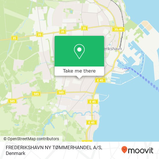 FREDERIKSHAVN NY TØMMERHANDEL A / S map