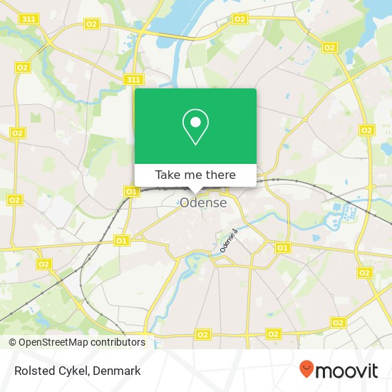 Rolsted Cykel map