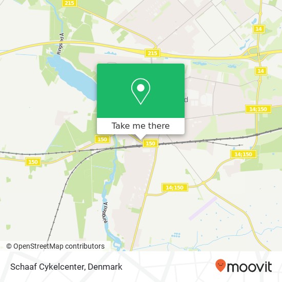 Schaaf Cykelcenter map