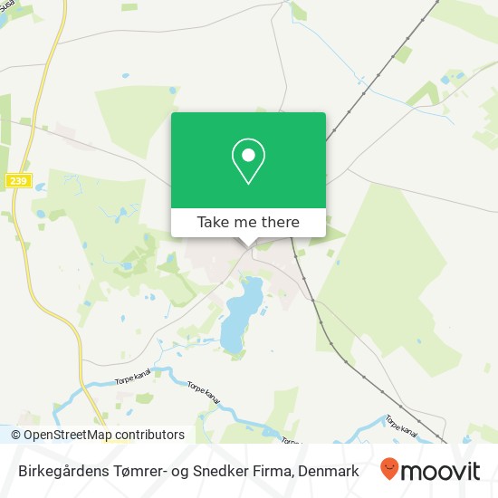 Birkegårdens Tømrer- og Snedker Firma map