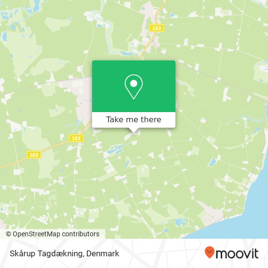 Skårup Tagdækning map