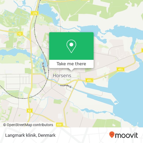 Langmark klinik map