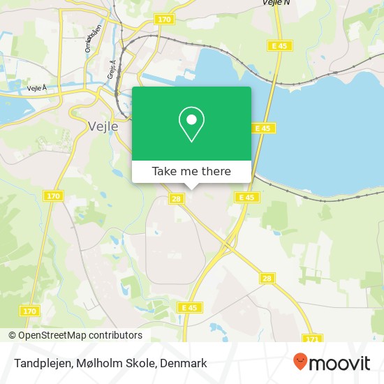 Tandplejen, Mølholm Skole map