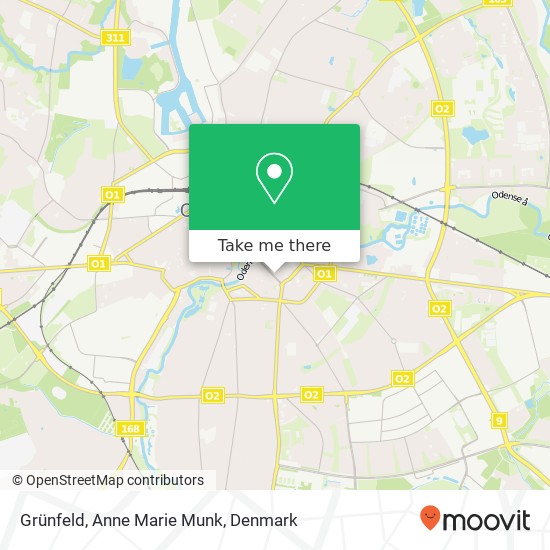 Grünfeld, Anne Marie Munk map