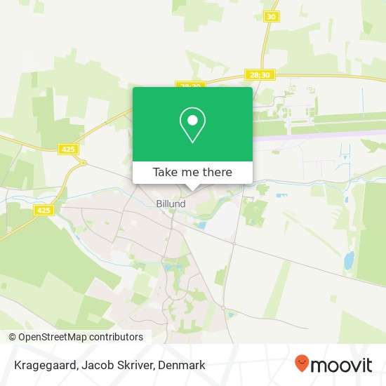 Kragegaard, Jacob Skriver map