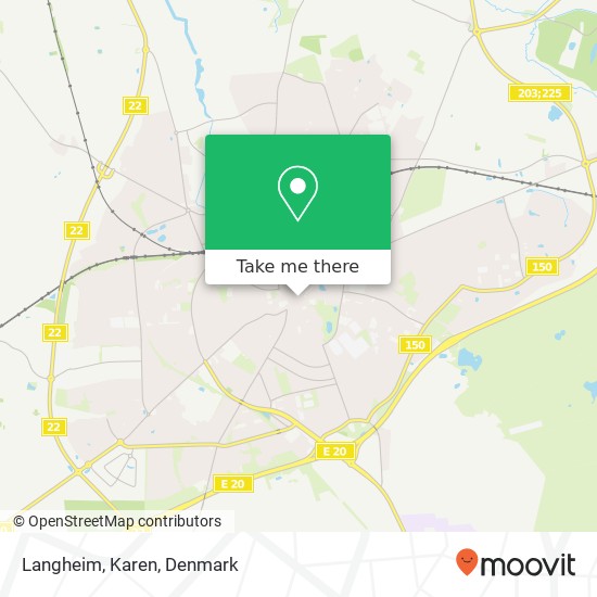 Langheim, Karen map
