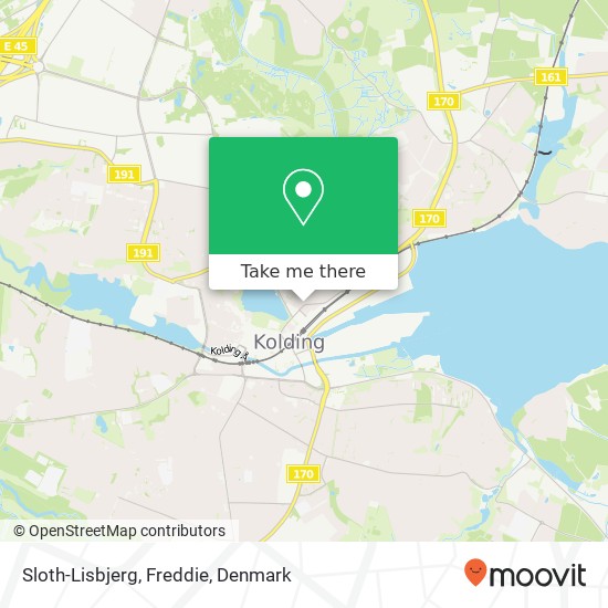 Sloth-Lisbjerg, Freddie map