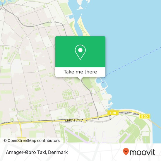 Amager-Øbro Taxi map