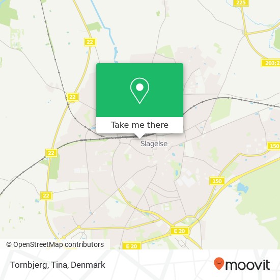 Tornbjerg, Tina map