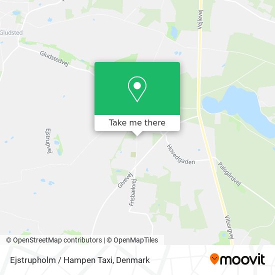 Ejstrupholm / Hampen Taxi map