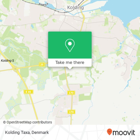 Kolding Taxa map