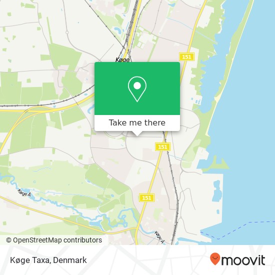 Køge Taxa map