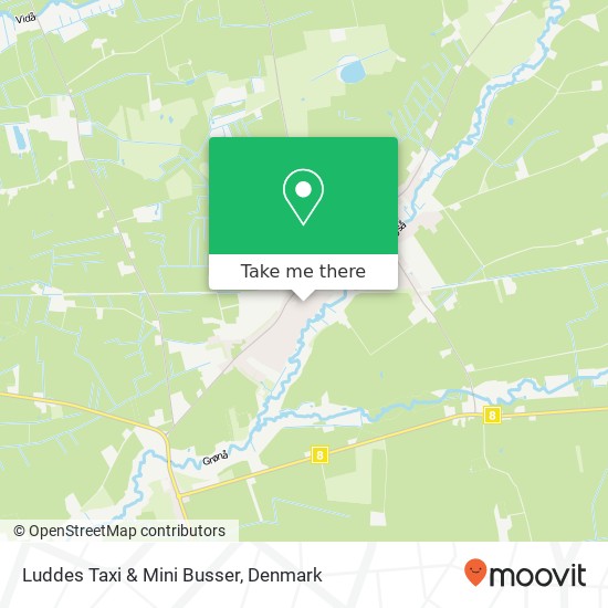 Luddes Taxi & Mini Busser map