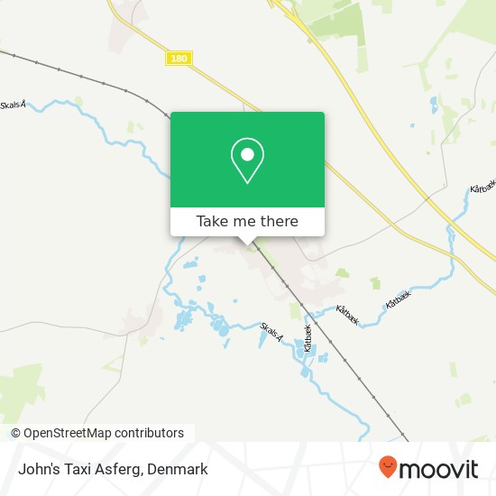 John's Taxi Asferg map