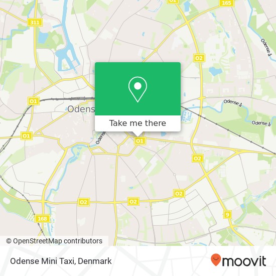 Odense Mini Taxi map