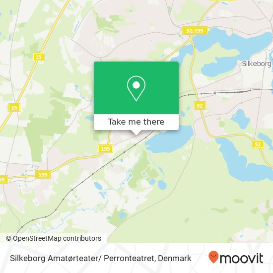 Silkeborg Amatørteater/ Perronteatret map