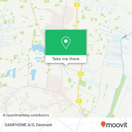 DANPHONE A/S map