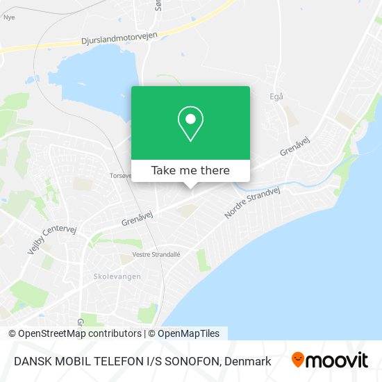 DANSK MOBIL TELEFON I / S SONOFON map