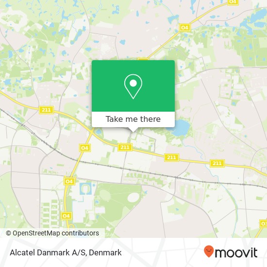 Alcatel Danmark A/S map