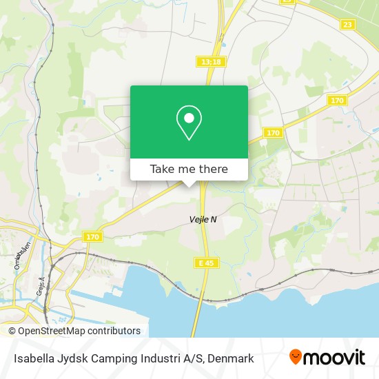 Isabella Jydsk Camping Industri A / S map