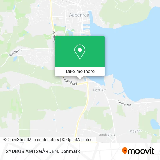 SYDBUS AMTSGÅRDEN map