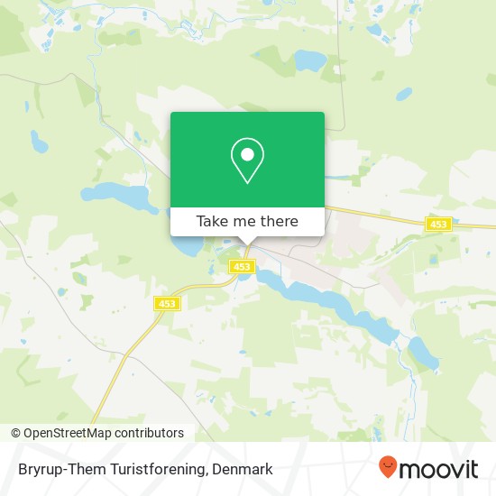 Bryrup-Them Turistforening map