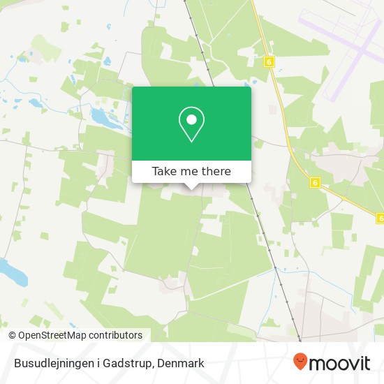 Busudlejningen i Gadstrup map