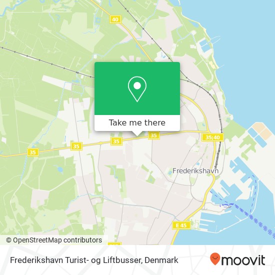 Frederikshavn Turist- og Liftbusser map