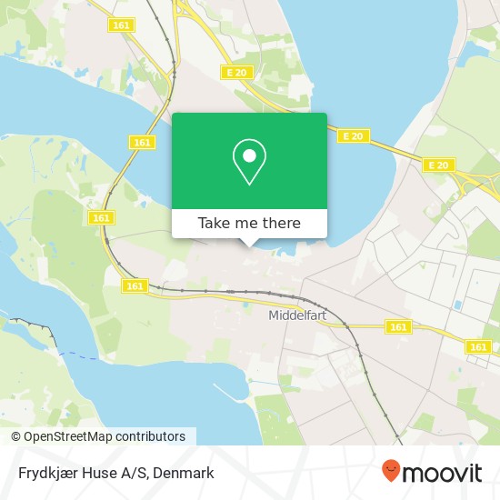 Frydkjær Huse A/S map