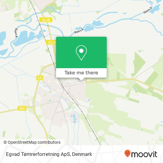 Egvad Tømrerforretning ApS map