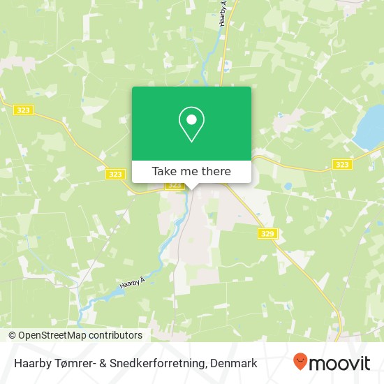 Haarby Tømrer- & Snedkerforretning map