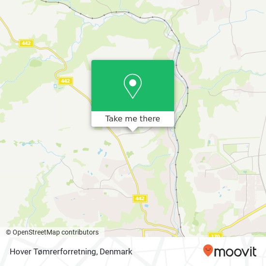 Hover Tømrerforretning map