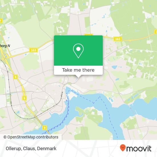 Ollerup, Claus map