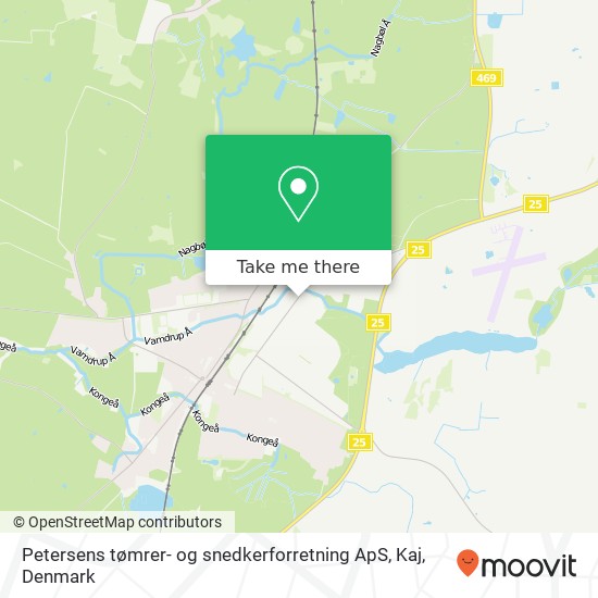 Petersens tømrer- og snedkerforretning ApS, Kaj map