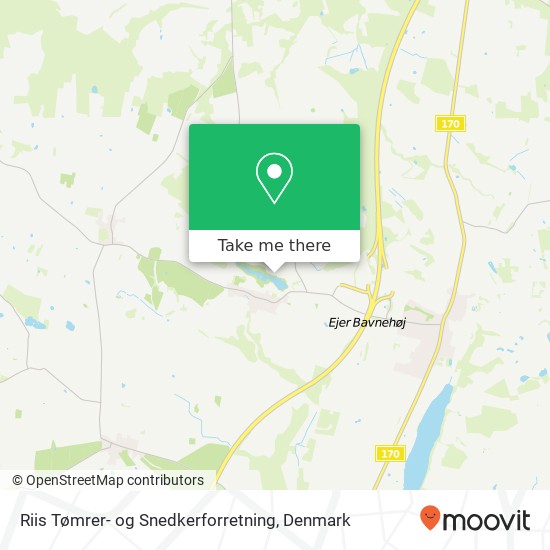 Riis Tømrer- og Snedkerforretning map