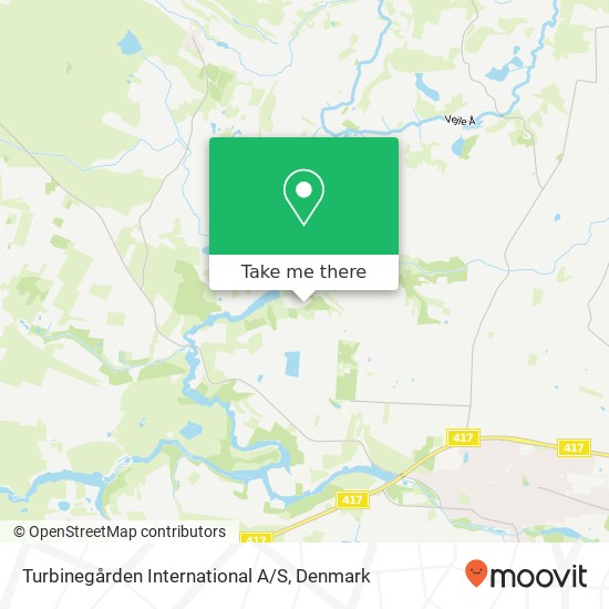 Turbinegården International A / S map