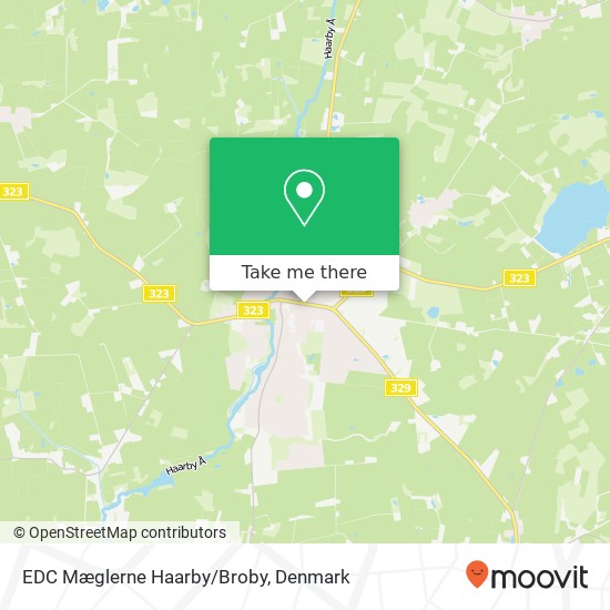 EDC Mæglerne Haarby/Broby map