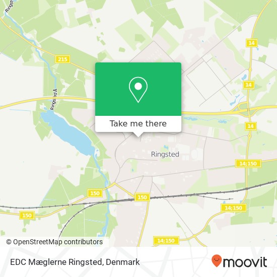 EDC Mæglerne Ringsted map