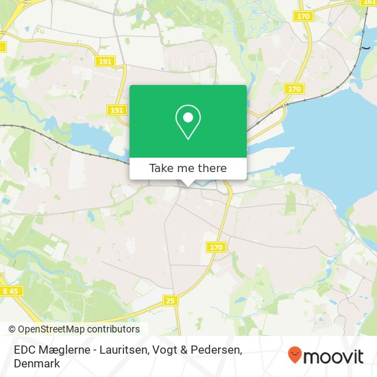 EDC Mæglerne - Lauritsen, Vogt & Pedersen map