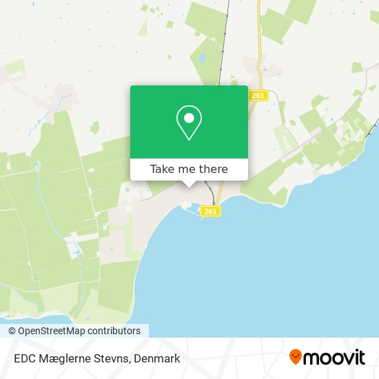 EDC Mæglerne Stevns map